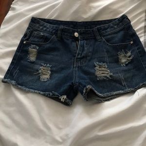 Jean shorts